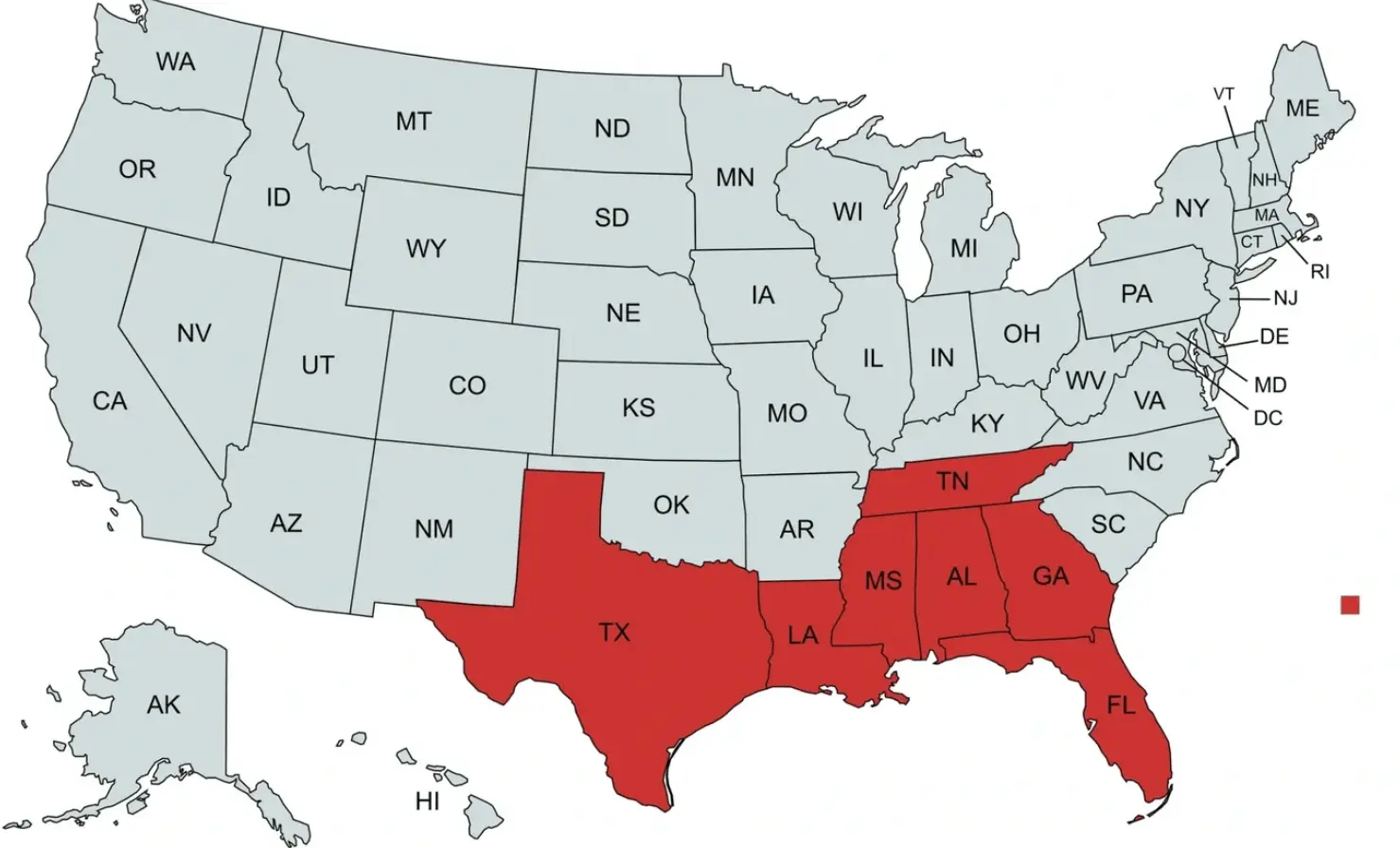 Rent to own concession trailer states map
