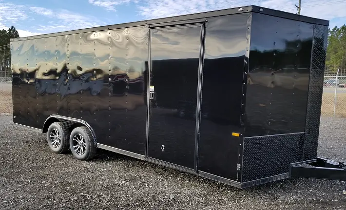 Custom enclosed trailers at A&A Center Trailers